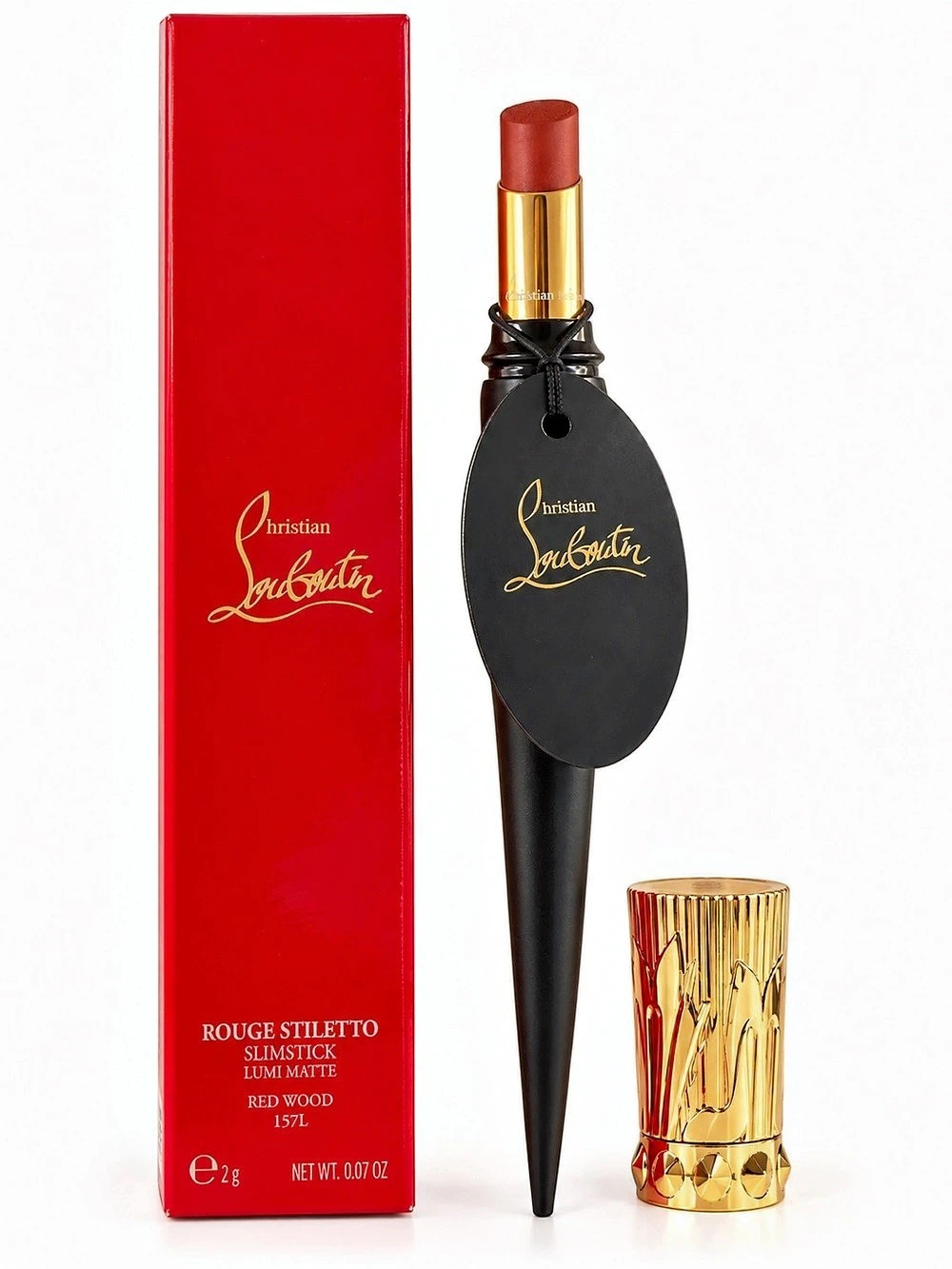 Christian Louboutin Rouge Louboutin Silky Satin Lip Colour Red Lipstick NWT